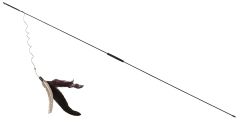 Jouet canne à pêche en plumes XXL pour chat KERBL