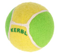Jouet balle de tennis jaune et verte pour chien KERBL