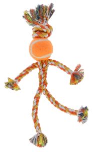 Bonhomme allumette de 30 cm en corde coton pour chien KERBL