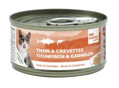 BUBIMEX. Bubi Nature Thon et crevettes. 70 g.