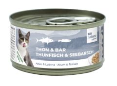 Bubi nature Thon et Bar pâtée pour chat BUBIMEX