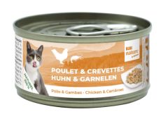 BUBIMEX. Bubi Nature Poulet et crevettes. 70 g.