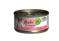 BUBIMEX. Bubi Nature Poulet et poissons blancs. 70 g.