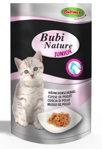 BUBIMEX. Bubi Nature Junior Poulet. 70 g. Sachet fraicheur pour chaton