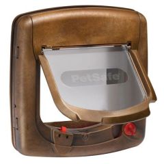 Chatière à puce magnétique Deluxe Brun PETSAFE