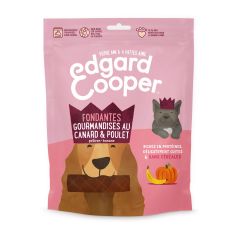 EDGARD & COOPER Tendres gourmandises au canard et au poulet 150 g