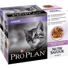 PURINA PRO PLAN Nutrisavour Junior. Effilés en sauce pour chaton