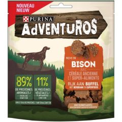 PURINA Adventuros Friandises riches en bison 90 g pour Chien