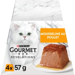 GOURMET Mousseline au poulet 4x57g