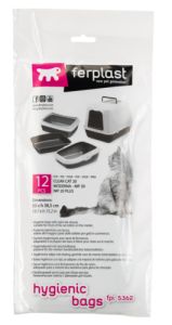 Sac hygiénique avec attaches pour bac de toilette pour chat FERPLAST