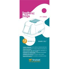 Sac hygiénique avec attaches pour bac de toilette pour chat FERPLAST