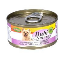 BUBIMEX. Bubi Nature Poulet et poisson blanc. 70 g.