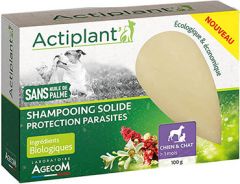 Shampoing solide protection parasites pour chien et chat ACTIPLANT 