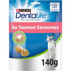DENTALIFE Friandises au saumon pour chat 140g