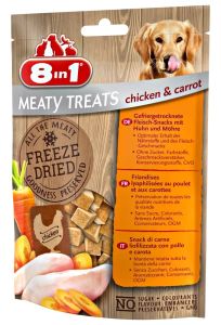 Friandises chien 8in1 Freeze Dried  Poulet/Carottes