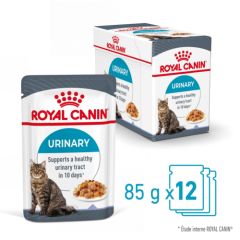 ROYAL CANIN Pack de 12 sachets de mousse urinary pour chat  12x85g
