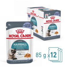 ROYAL CANIN Pack de 12 sachets de mousse spécial boule de poil pour chat 12x85g