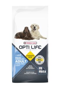VERSELE LAGA Opti Life Adult Light Medium & Maxi croquettes pour chien 12,5 kg