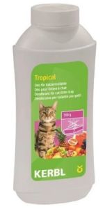 Concentré désodorisant pour maison de toilette tropical pour chat KERBL