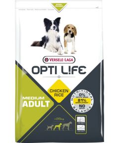 VERSELE LAGA Opti Life Adult Medium croquettes pour chien 12,5 kg