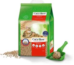 Litière végétale agglomérante fibres de bois biodégradables  CAT’S BEST ORIGINAL