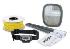 Kit complet clôture anti-fugue rechargeable à fil pour chien  PETSAFE