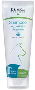 Shampooing doux au sureau pour chien au pelage blanc FRANCODEX