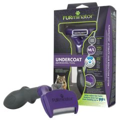 Brosse poils longs taille M/L pour chat FURMINATOR