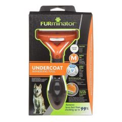 Brosse poils courts taille M pour chien FURMINATOR