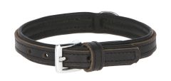 Collier en cuir de qualité noir pour chien  VEGAS KERBL