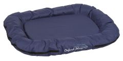 Coussin robuste et confortable bleu Oxford Place pour chien KERBL