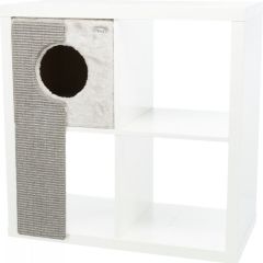 Abri douillet pour étagères avec griffoir pour chat TRIXIE 33 × 70 × 37 cm 