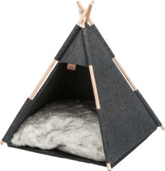 Abri Tipi en feutre anthracite pour chien et chat TRIXIE