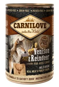 CARNILOVE Pâtée pour chien adulte cerf et renne