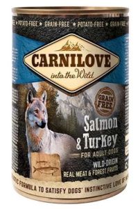 CARNILOVE Pâtée pour chien adulte saumon et dinde
