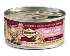 CARNILOVE Pâtée pour chat chaton dinde et saumon