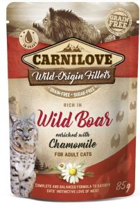 CARNILOVE Pâtée pour chat adulte sanglier sauvage et camomille