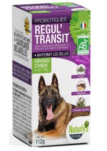 Poudre régul'transit BIO moyen et grand chien +10kg   NATURLY'S