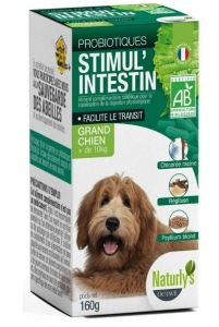 Poudre stimul'intestin BIO moyen et grand chien +10kg   NATURLY'S