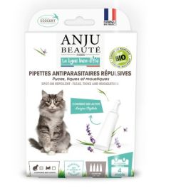 Pipette Insectifuge x4 pour chat ANJU BEAUTE