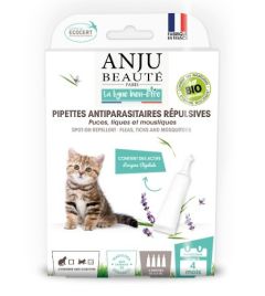 Pipette Insectifuge x4 pour chaton ANJU BEAUTE