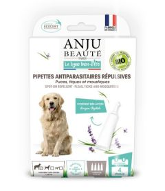 Pipette Insectifuge x4 pour chien de plus de 20 kg  ANJU BEAUTE