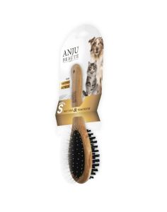 Brosse double pour chien et chat ANJU BEAUTE