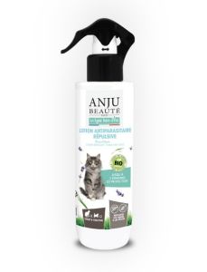 Lotion antiparasitaire répulsive pour chat ANJU BEAUTE