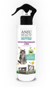 Lotion désodorisante litiere pour chat ANJU BEAUTE