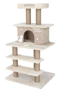 Arbre à chat beige avec motifs Chillout Lounge KERBL