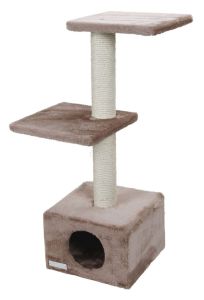 Arbre à chat beige avec cachette Venus Sweet pour chat KERBL