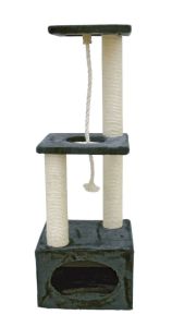Arbre à chat anthracite Platin Pro avec jouet KERBL 106 cm