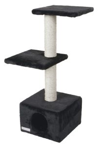 Arbre à chat Venus Sweet noir complet KERBL 85 cm