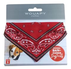Bandana rouge pour chien et chat WOUAPY